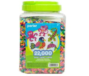 Perler Multi-Mix Fuse Beads Jar, Assorted Colors, Pack of 22000