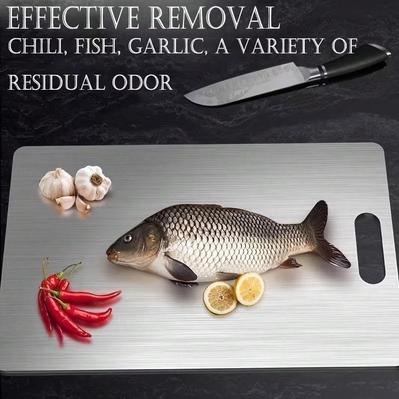 TAIMASI No Mold Cutting Board - Premium 2025 Stainless Steel Double-Sided Chopping Board | Food-Gra-De For Kitchen & Restaurant Use, Perfect For Upcoming US Holidays (Thanksgiving Nov 27, Black Fri-Day Nov 28, Christmas Dec 25) | Durable