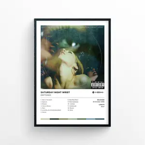 Deftones - Saturday Night Wrist Poster Print  Album Cover Artwork Poster Decor Gift