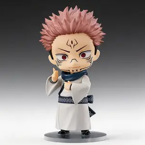 1834# Ryomen Sukuna Inspired Q Version Figure, Jujutsu Kaisen Anime Chibi Action Figure 10cm, Cute Mini Collectible Model Toy with Box, Anime Fan Gift