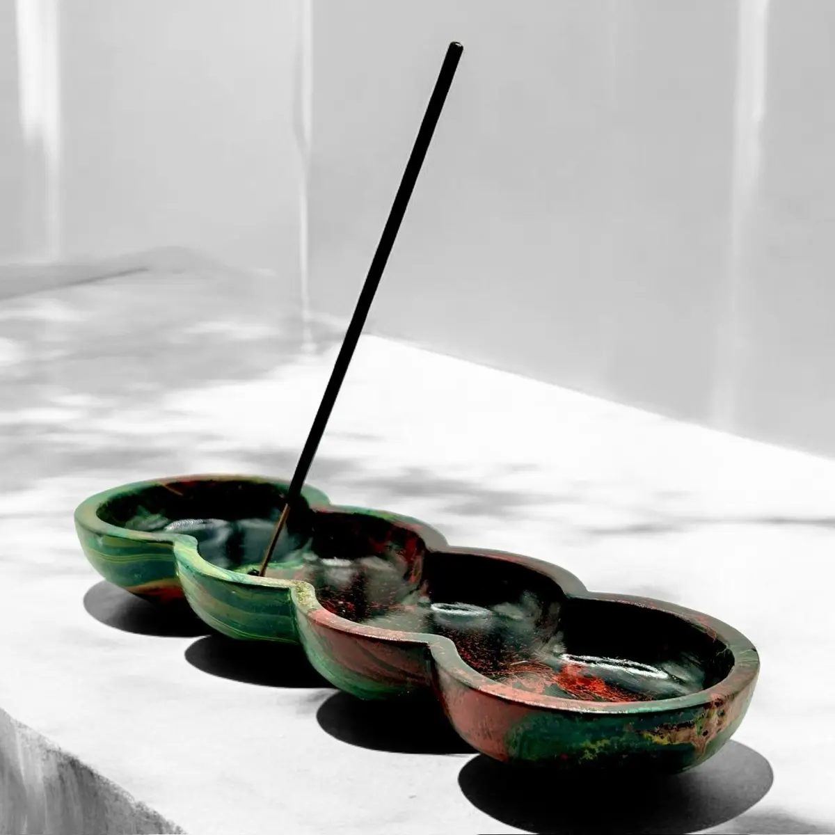 Concrete Incense Holder for Home and Office Use - Stylish and Durable
