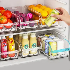 Stackable Refrigerator Organizer Bins