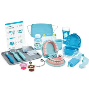 Super Smile Dentist Play Set, 25-Piece Dentist Kit with Oversized Teeth, Large Tools & Accessories, Kids Toys for Girls & Boys 3+