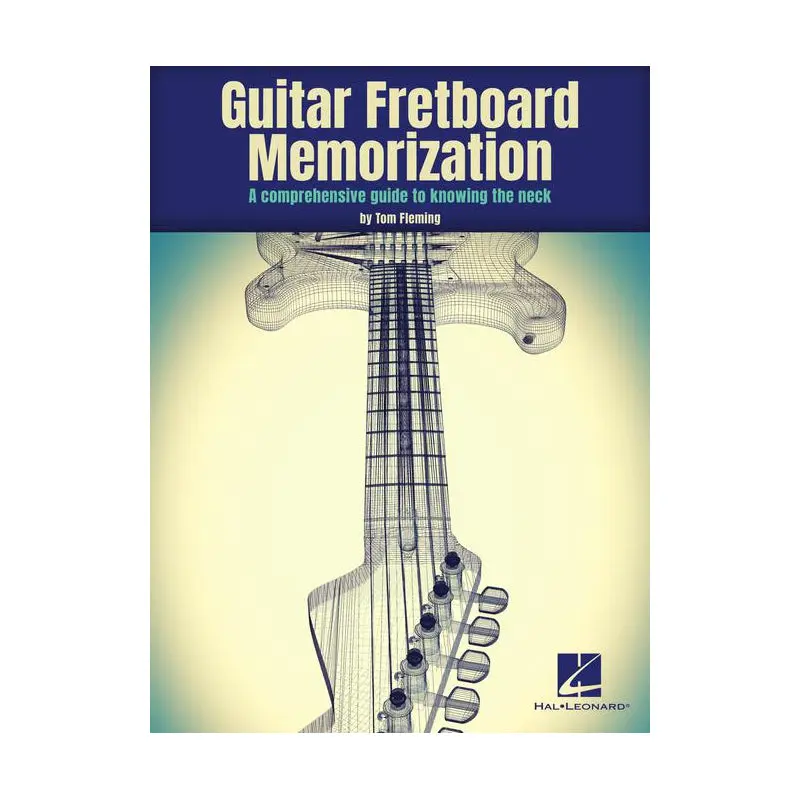 Guitar Fretboard Memorization Tutorial Book for Music Learners