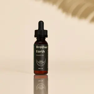 Wadadli Naturals Brother Earth Beard Oil with Jojoba, Jamaican Black Castor Oil, Tea Tree Oil and Moringa Oil