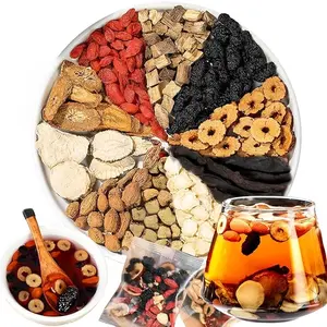 Ginseng Five Treasure Tea Ginseng Red Date Chinese Herbal tea, Kidney Cleanse Detox tea for Men & Women