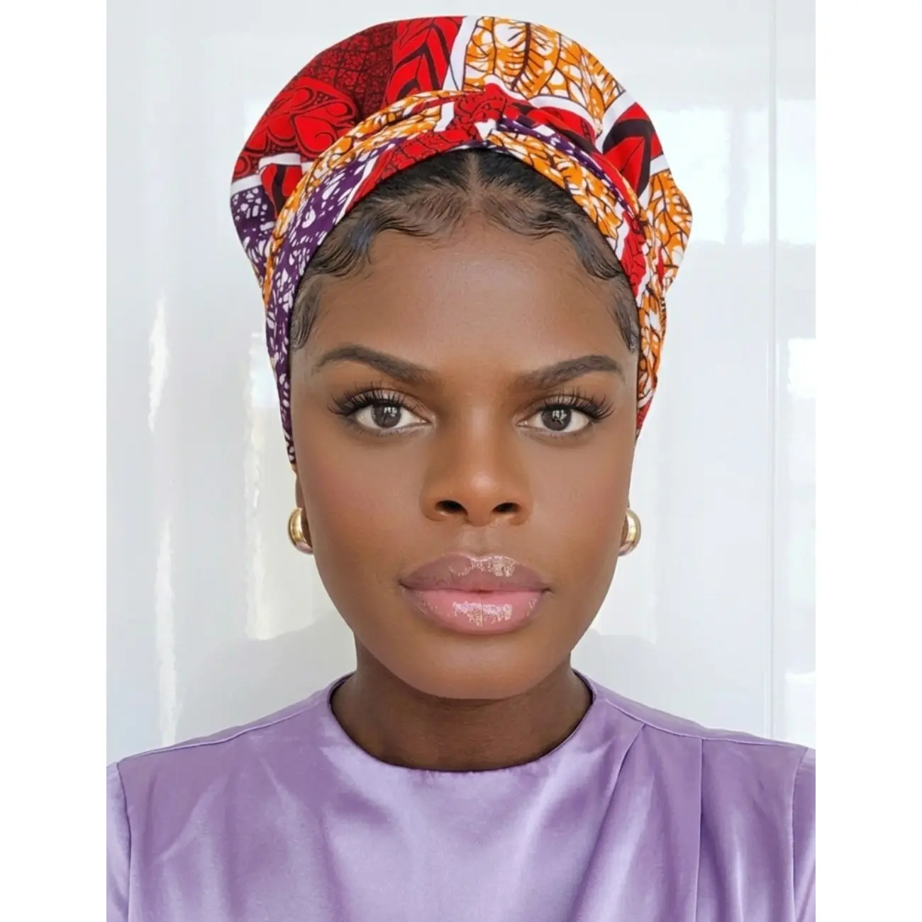 Duma Mbili African Print Bonnet wrap