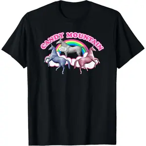 Candy Mountain Funny Charlie Unicorn Sarcasm Meme T-Shirt