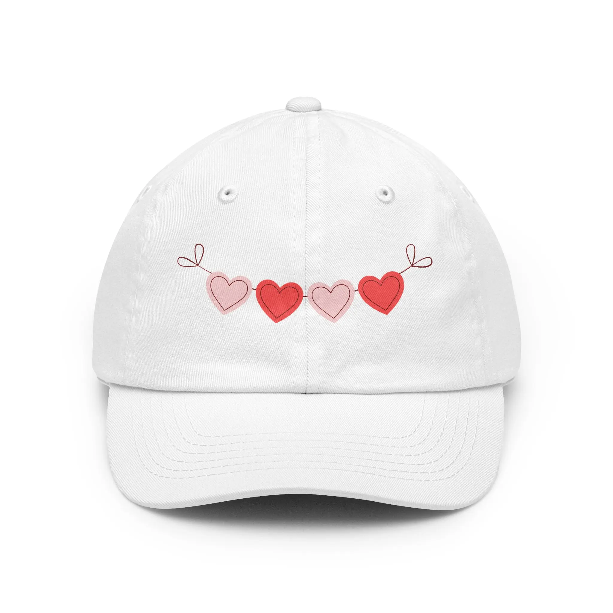 Heart Garland Dad Hat — Baseball Cap