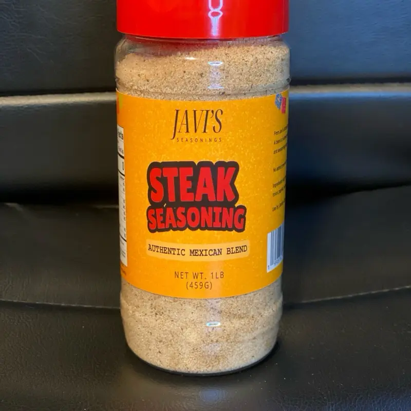 Javis Steak Seasoning Authentic Mexican Blend for Cookouts & Carne Asada Prepared Salt with Specially Selected Ingredients