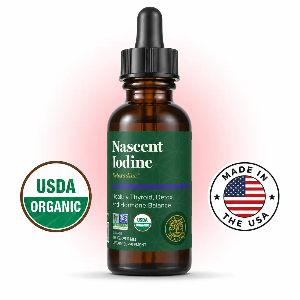 Global Healing Detoxadine Iodine Supplement (1 Oz) Global Healing Detoxadine Iodine Supplement (1 Oz)