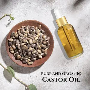 Eluxer Beauty Organic Oils 2 oz - Jojoba, Sunflower Seed, Castor, Vitamin E & Olive Oil - Nourishing, Moisturizing, Alcohol-Free, Single Item Body Care Soothing