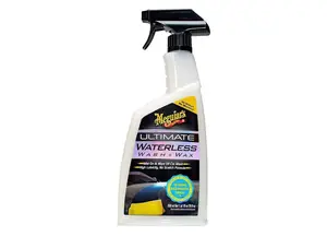 Meguiar's Ultimate Waterless Wash & Wax | Scratch-Free, Quick, Easy | Car Detailing | 26 Oz