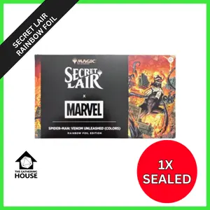Secret Lair Drop: Secret Lair x Marvel's Spider-Man: Venom Unleashed (Colors) - Rainbow Foil Edition - (SLD) Magic the Gathering MTG