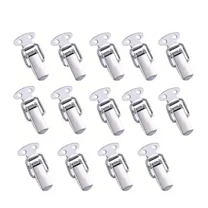 14-Piece Toggle Spring Locks, Practical Minimalist Design, Secure Closure, Ideal for Box Lids, Cabinet Fixtures, Home Storage Boxes