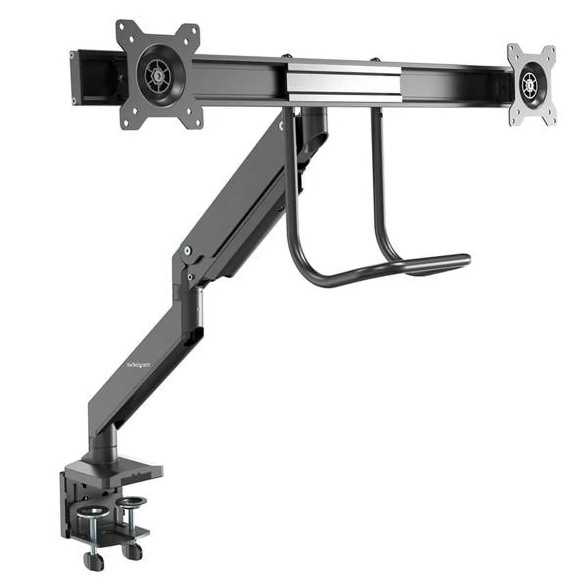 Startech ARMSLMBARDUO Heavy-Duty Steel Dual Monitor Arm, Dual Support, Height Adjust for VESA Monitors