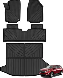 YINTATECH Floor Mats & Cargo Liners Fits for 2025 2026 Chevy Equinox (Not for EV), All Weather TPE Rubber Car Automotive Floor Mats Trunk Liner for Chevy Equinox Accessories