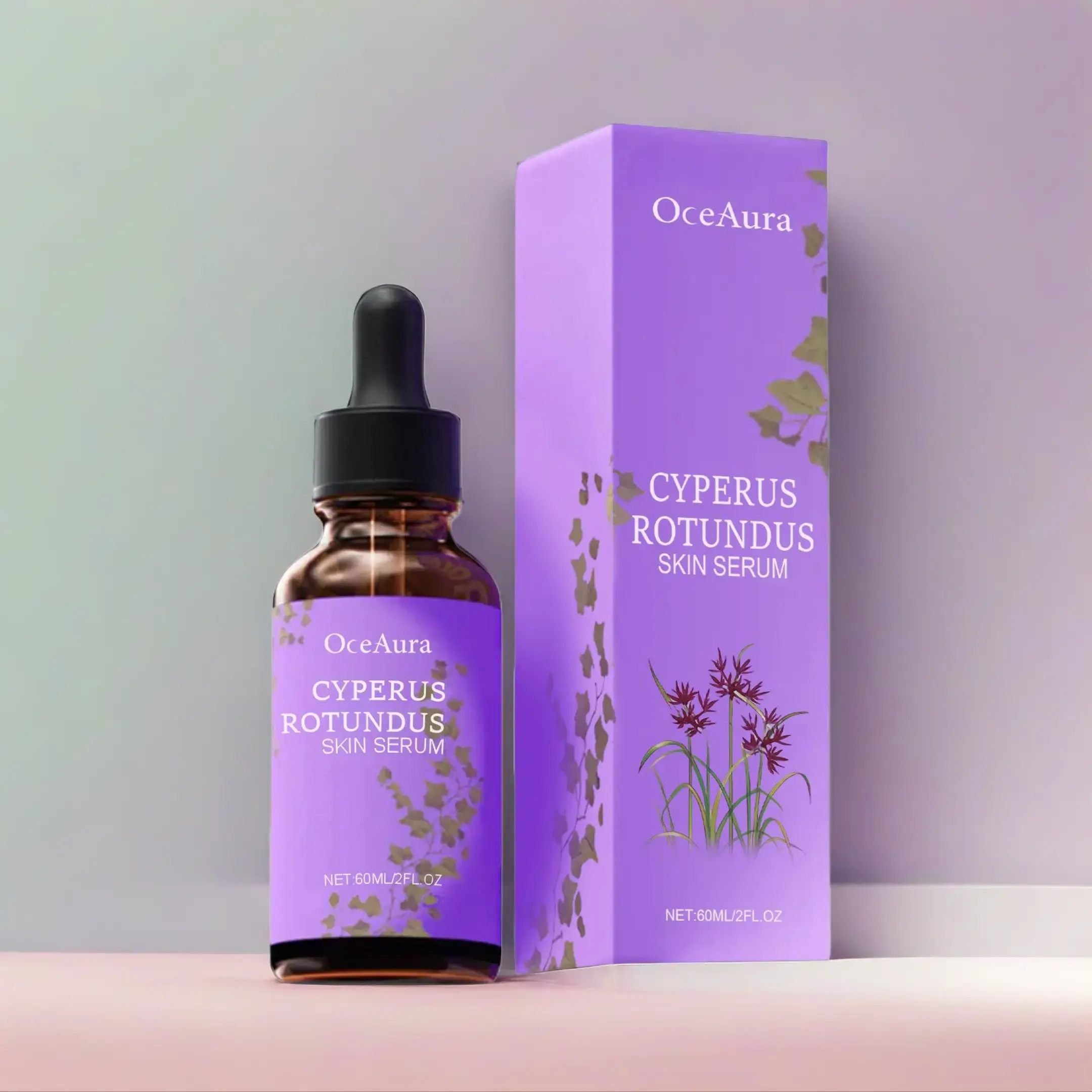 OceAura Hair Removal Serum – Gentle Post-Epilation Skin Care, Smooth Skin Treatment for Face, Underarms & Body
