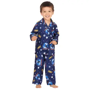 The Polar Express Toddler Believe Button-Front Coat Shirt And Pants Pajama Set