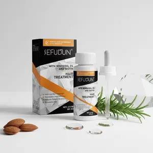 Sefudun Minoxidil 5% Extra Strength Hair Care Solution with Biotin,  Fast-Acting Treatment for Thinning Hair & Balding, Dropper Included, 2.11 oz