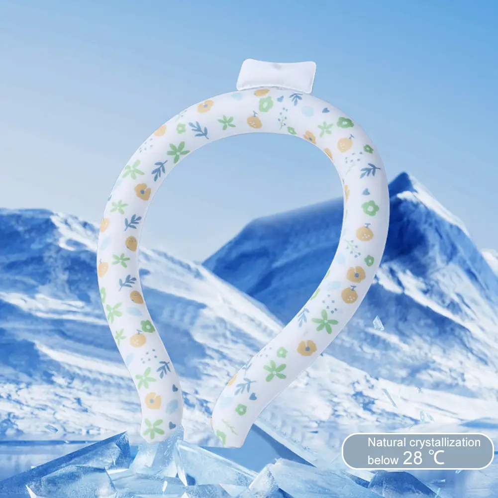 Neck Chill, Neck Cooling Tube, Hands Free Cooling, Quick Freeze Gel, Wearable Body Coolers for Hot Weather, Reusable