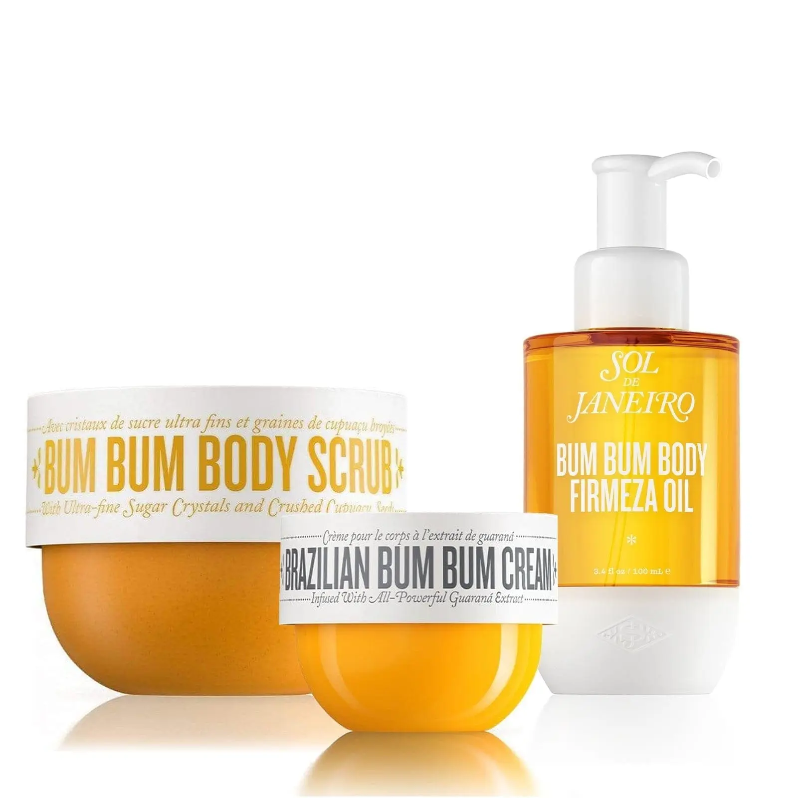 Sol de Janeiro Ultimate Firming Ritual Bundle | Powerfully Firm, Visibly Tighten And Nourish Skin In Three Steps. All Scented In The Pistachio, Salted Caramel, And Vanilla Scent Of Cheirosa 62.