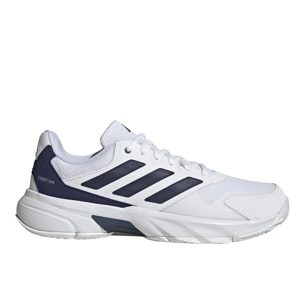 adidas Mens Courtjam Control 3 Tennis Sneakers Shoes - White