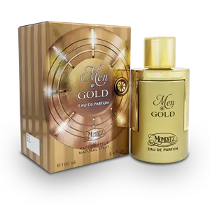Men @ Gold Cologne - 3.4oz - Men's Citrus, Spice, Amber, Musk, Vanilla Fragrance