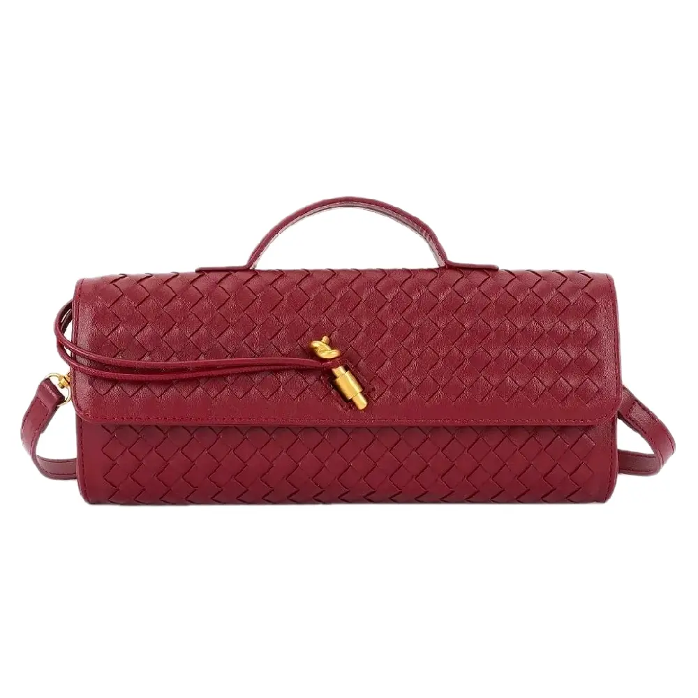 Woven Leather Handbag