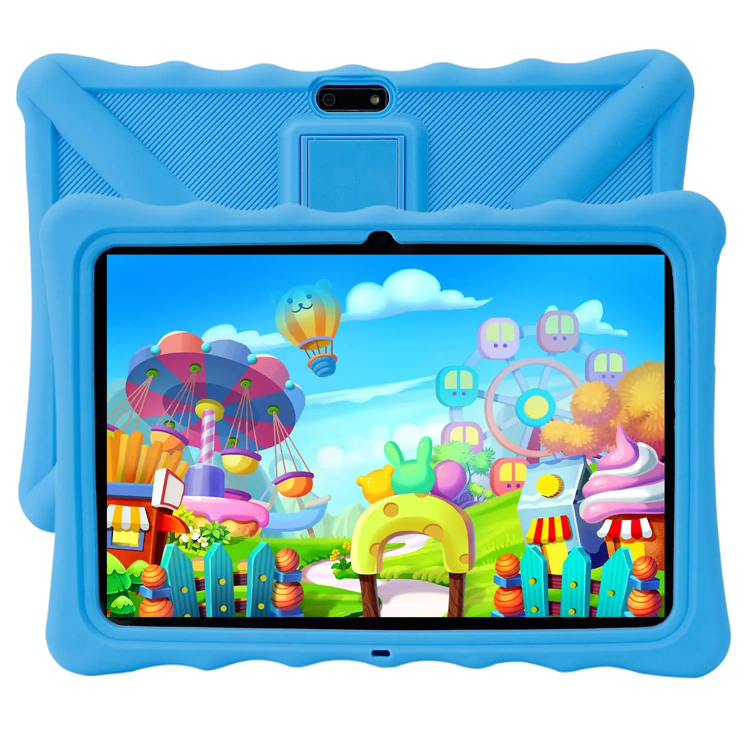 Veidoo Android Kids Tablet Device, 2GB+32GB, 10.1" IPS Screen, 5000 mAh Battery, Protective Case, Parental Control, Pre-Installed Iwawa Apps, Learning Tablet for Kids, Ideal Gift