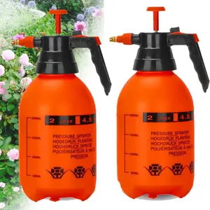 Handheld Pump Sprayer Bottle, Garden Pressure Water Spray Bottle with Adjustable Brass Nozzle, Ideal for Plants, Gardening Tool, Garden Accessories