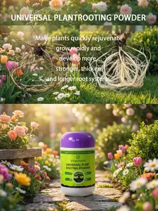 Rooting Powder for Cuttings to Help Establish Roots for Flowers, Vegetables, and Houseplants