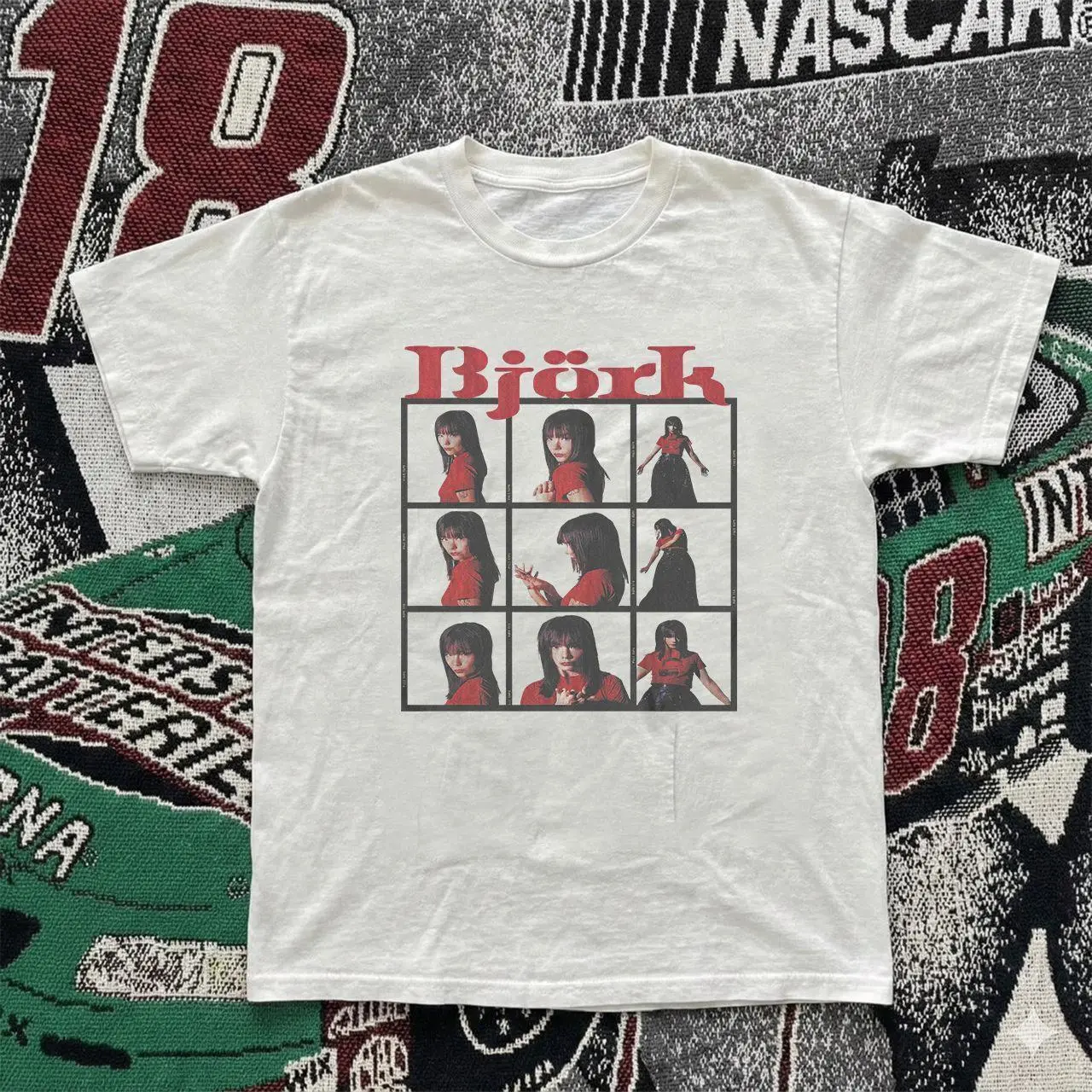 Vintage Style Bjork Cotton Unisex T-Shirt, Gift For Fan