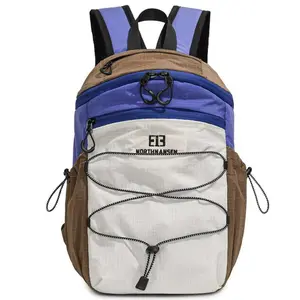 Unisex Outdoor Hiking Backpack, Large Capacity Durable Nylon Fabric, Lightweight Casual Travel Daypack for Sports & Daily Use