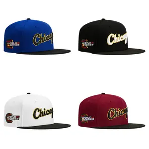 Hip-Hop / Sports Snapback Hat — "C.H.I.C.A.G.O" Embroidered — Full Tagging (59FT) — Men's & Women's Fashion
