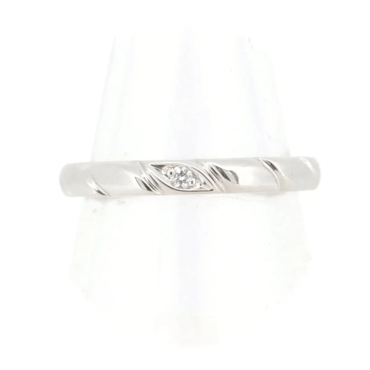 Chaumet Torsade Pt950 Diamond Ring Size 48