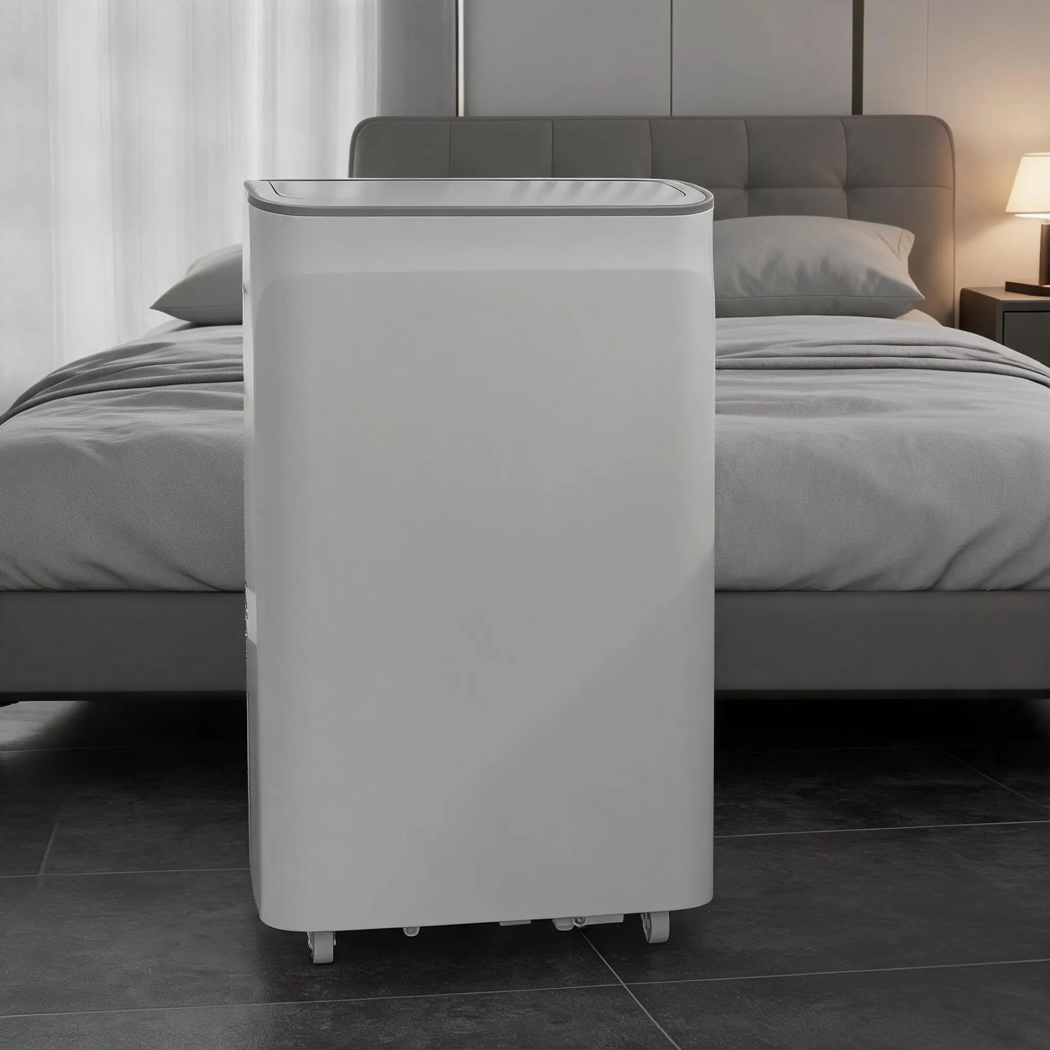 14,000 BTU Portable Air Conditioner - Powerful Cooling for 750 Sq Ft, Remote Control, 3-In-1 Functionality, Programmable Timer, and Extendable Exhaust Hose