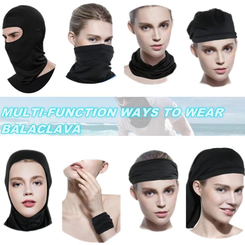 Balaclava Ski  Mask: Cooling  Gaiter Full  Cover Hood Shiesty Mask for Men Women 6 Pack