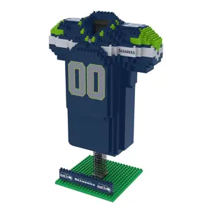 Seattle Seahawks NFL BRXLZ Jersey 949-Piece Building Block Set