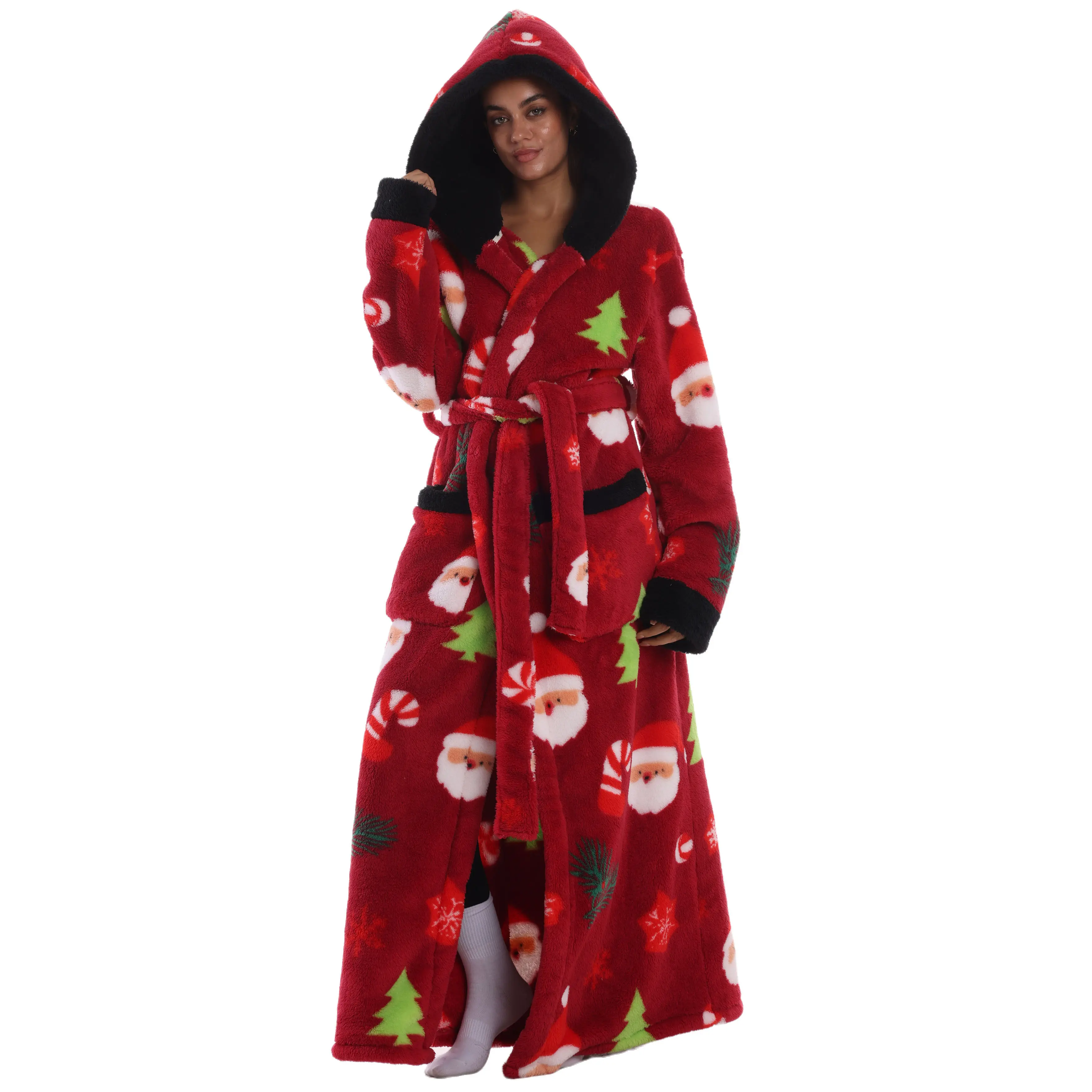 Red Snowman Hooded