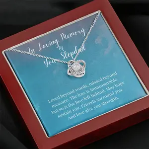 Love Knot, In Loving Memory Of Your Stepdad, Memorial Gifts For Loss Of A Stepfather Gift, Stepfather Condolence Gift, Stepdad Grief Gift