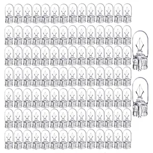 12 Pack 194 Bulbs, 168w5w1/4 Wedge Base 12v5w Transparent for Car Landscape RV Camper T102825 Car Signal Lamp,