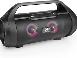 Wireless Portable Bluetooth Boombox Speaker - 500W 2.0CH Rechargeable Boom Box Speaker Portable Barrel Loud Stereo System with AUX Input/USB/SD/Fm Radio, 3" Subwoofer, Voice Control Audio Android Connection Charging