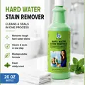 Bio-Clean Cream Hard Water Stain Remover & Glass Cleaner - 20 fl oz, Stainless Surface Safe, Minty Fresh Scent, Alcohol-Free, Eco-Friendly, Cuts Soap Scum, Revives Shower Shine, Handles Bathroom RV Boat Stains, Household Cleaning Supplies
