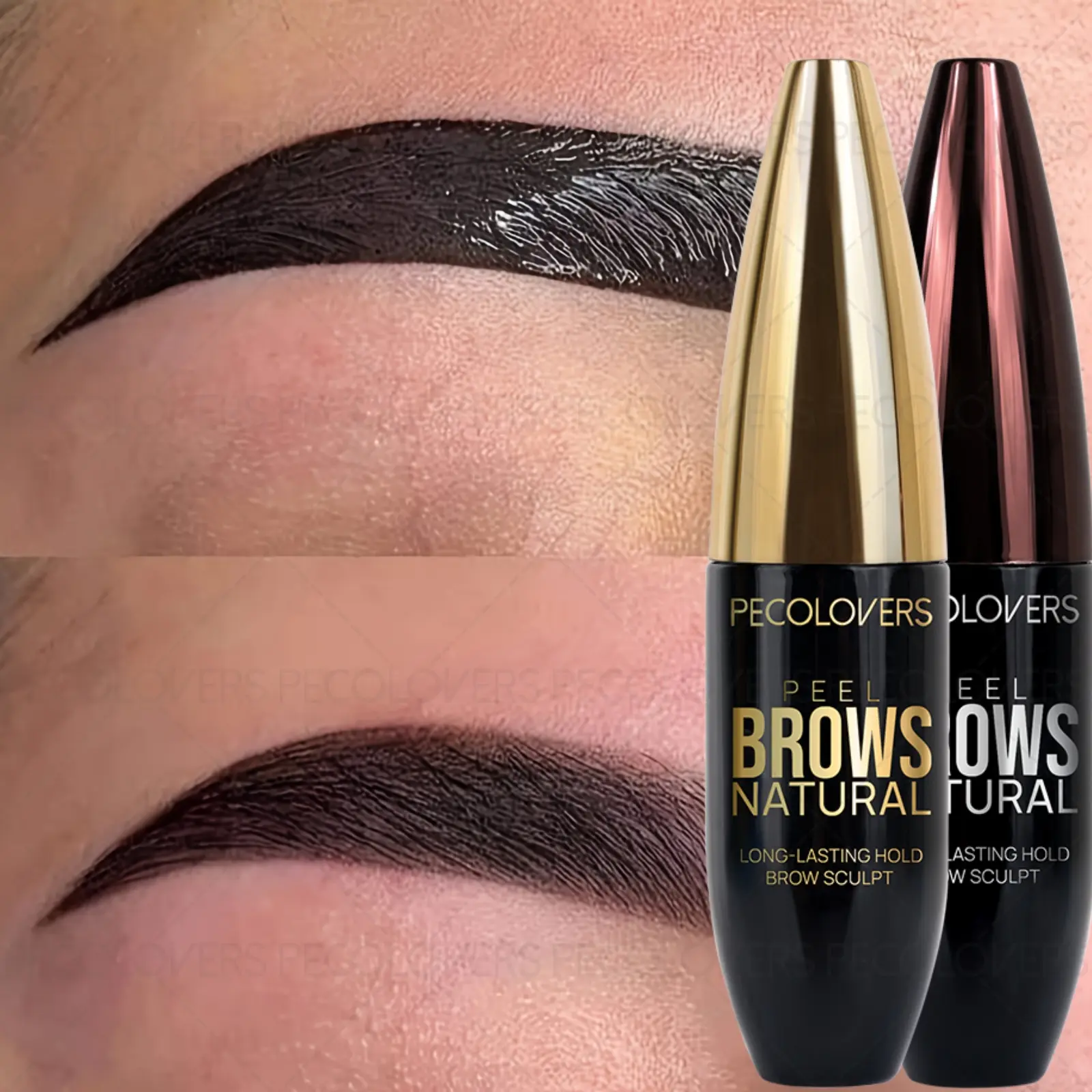 1PC Waterproof Eyebrow Makeup, Long-lasting Semi-permanent Eyebrow Tint - Smudge-proof, Easy-to-remove Formula, Mild, Brown Tone, Highly Pigmented, Suitable for Daily Use and Special Occasions Brow Stain