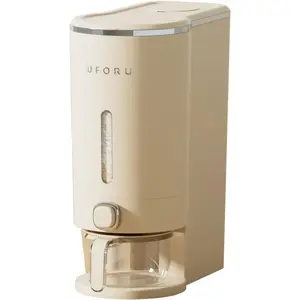 Rice Dispenser, Rice Storage Container with Measuring Cup for Kitchen Pantry Household, Cereal Dry Food Storage Containers Airtight, Sealed Moisture Proof, 22 Lbs