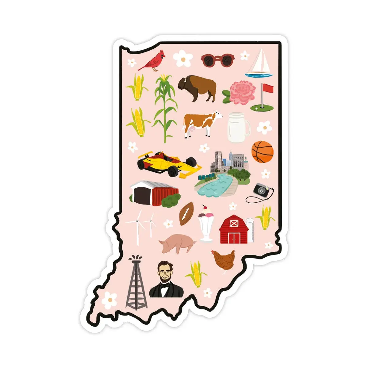 Indiana Sticker