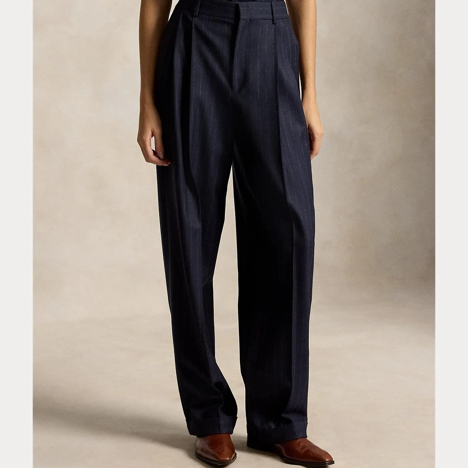 Polo Ralph Lauren - Bacall Pinstripe Wool Pant