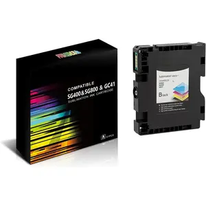 SG400 SG800 Black Sublimation Ink  for Sawgrass Virtuoso SG400/SG800 | High-Yield 300-Page Transfer DYE Ink |  Chipset (Exact Ink Level) | Printhead Protection