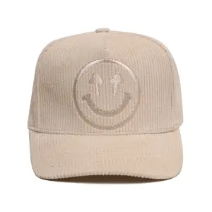 Corduroy Logo Cap - Bone